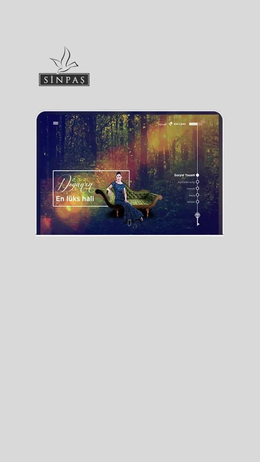 Sinpaş — Landing page UX / UI