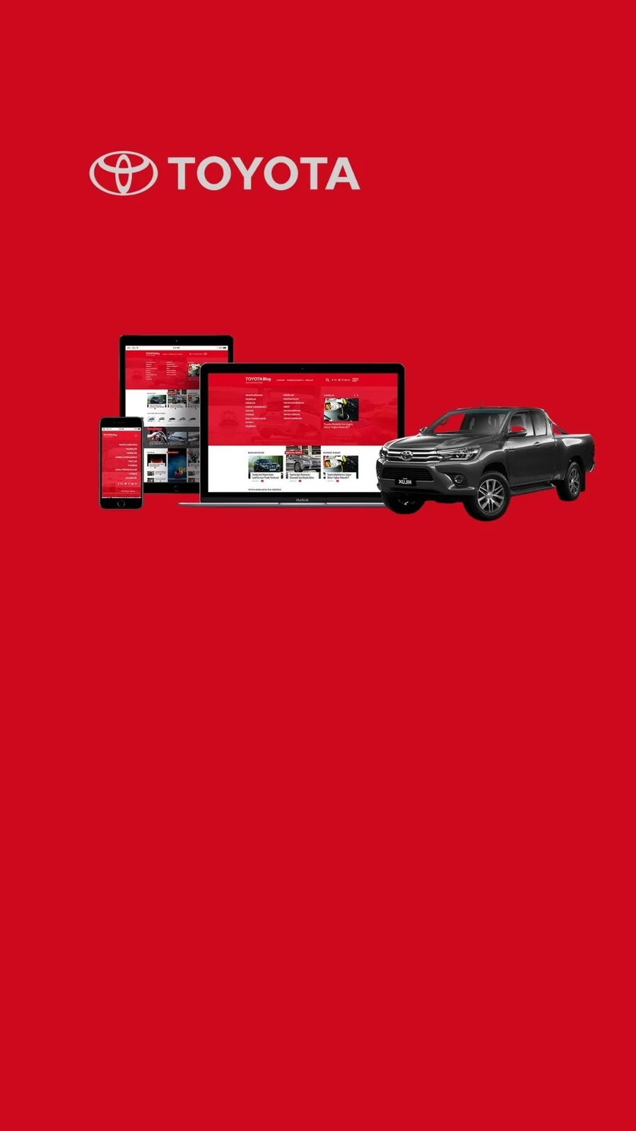Toyota Blog — Web & mobil UX / UI