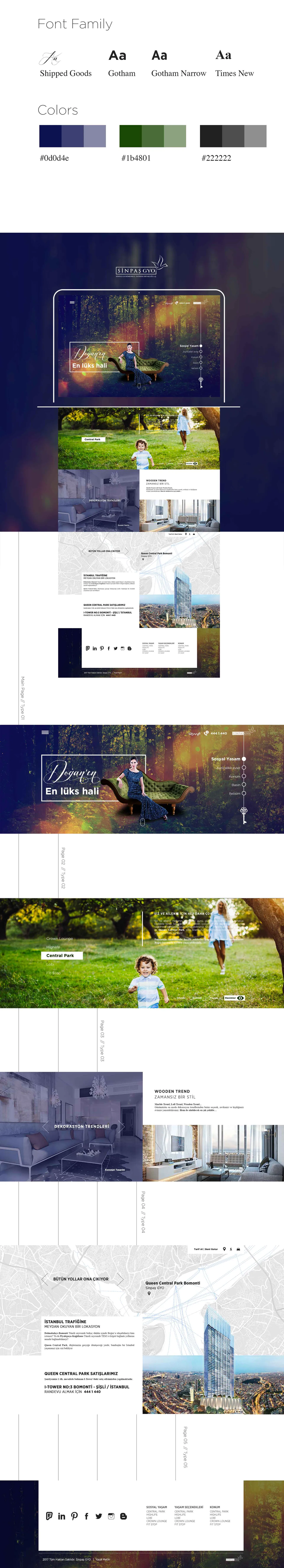 Sinpaş — Landing page — tam sayfa